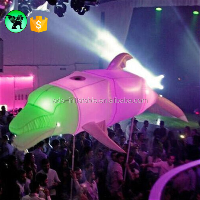 Festival Event Decoration Inflatable Dolphin Parade Costume Walking Inflatable For Performance A1249