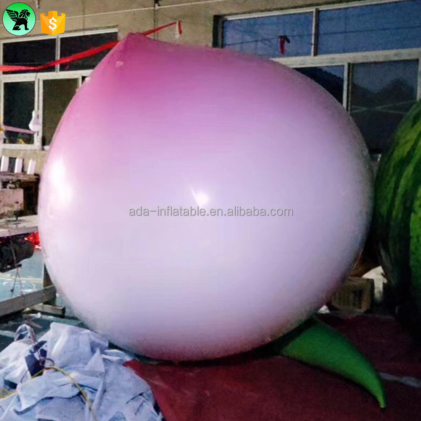 Advertising Inflatable Peach Customized Promotional Peach Fruit Inflatable For Event A7949