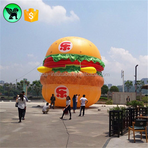 Fastfood Advertising Inflatable Hamburger Giant Promotional Hamburger Inflatable Model A2108