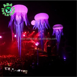 Wedding Event Hanging Jellyfish Inflatable Decoration 1.5m Lighting Party Inflatable Jellyfish For Wedding Y167