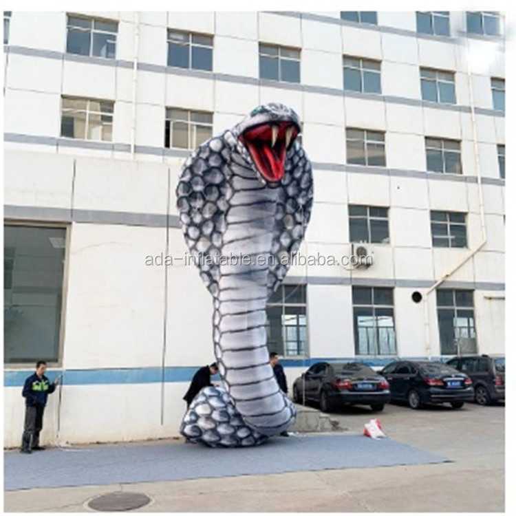 Giant realistic animal snake inflatable fierce snake for advertising decoration ST1429