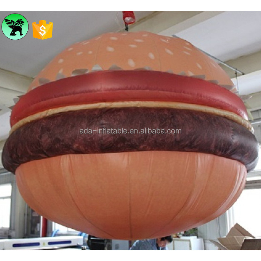 Promotional Burger Inflatable Customized Exhibition Event Advertising Inflatable Burger Model A8242