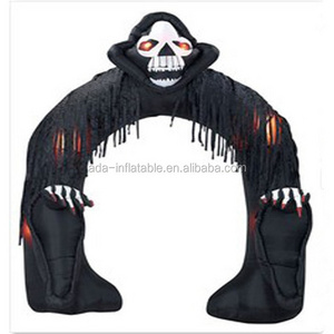 Giant inflatable arch halloween event inflatable skull man arch ST691