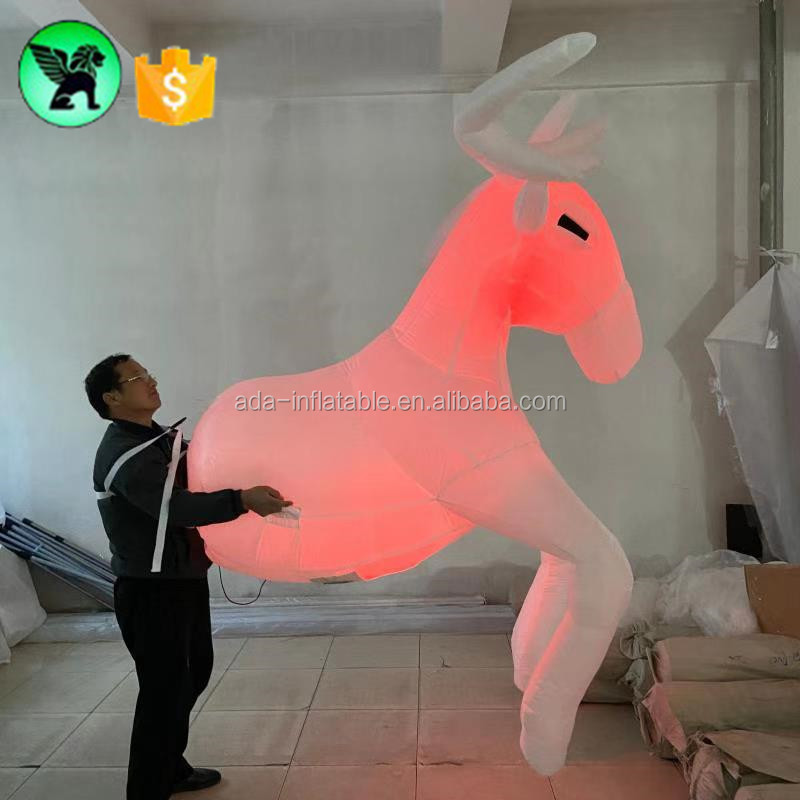 Inflatable Deer Costume Customized Lighting Reindeer Costume Inflatable For Christmas A7001