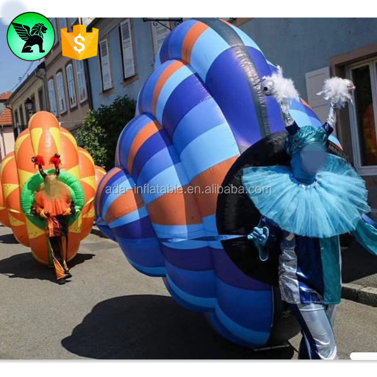 Walking Snails Costume Inflatable Customized Holiday Parade Event Inflatable Snails Costume A5279