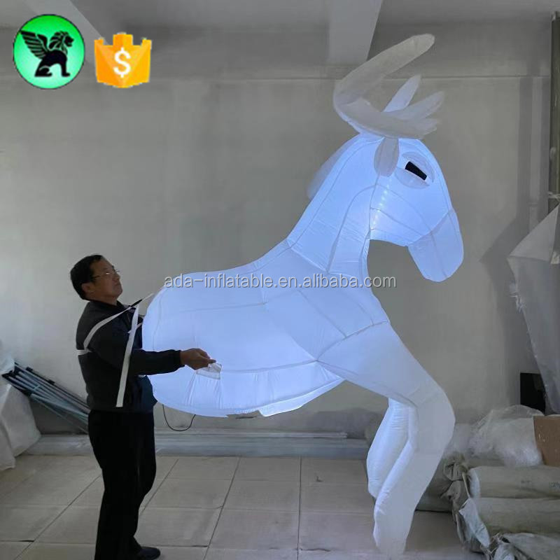 Stage Inflatable Reindeer Costume Customized Parade Reindeer Costume Inflatable For Event A7012