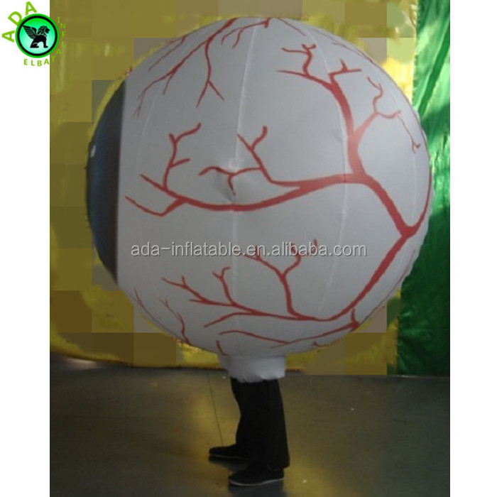 Inflatable eye ball walking costume for carnival parade advertising decoration ST982