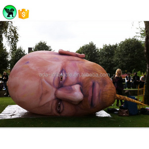 Event Inflatable Human Head Customized Inflatable Viking Head Skull For Sage Hanging Decoration A710