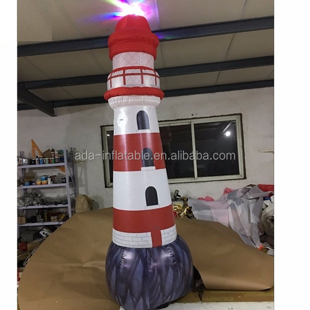 LED lighting realistic giant inflatable lighthouse for event decoration ST1427