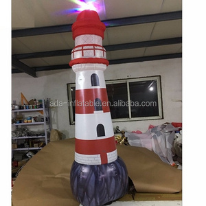 LED lighting realistic giant inflatable lighthouse for event decoration ST1427