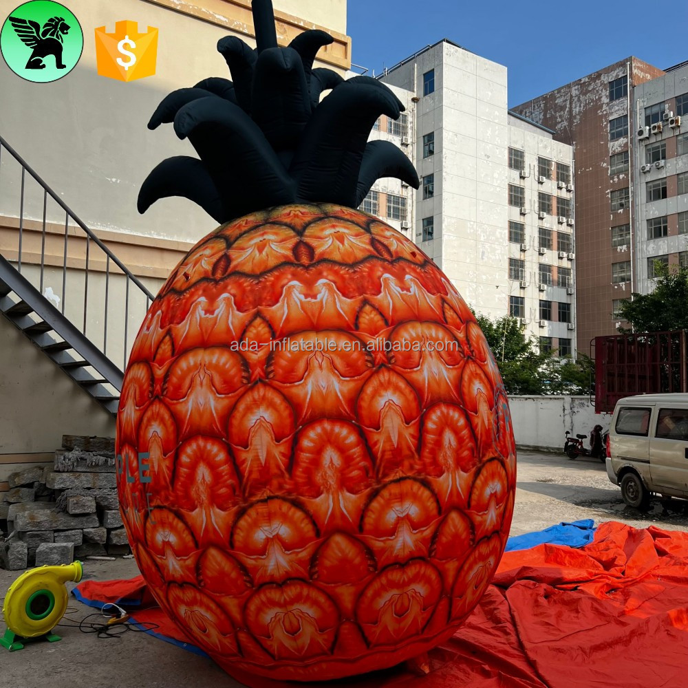 Promotional Pineapple Inflatable Replica Customized Holiday Giant Inflatable Pineapple For Event Advertising A9846