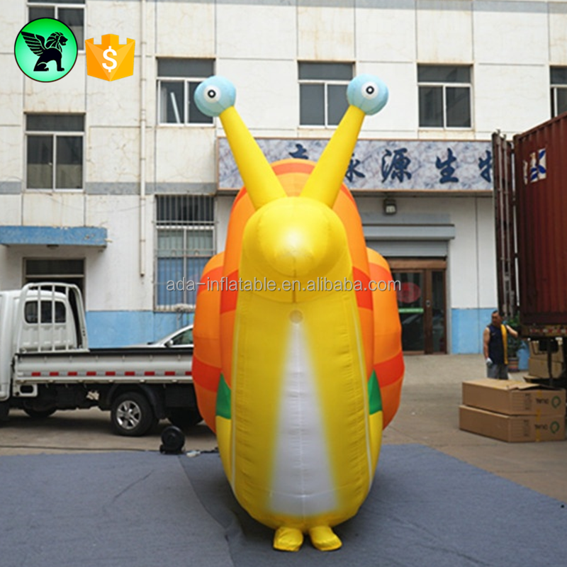 Giant Inflatable Snail Customized Kids Event Snail Costume Inflatable For Advertising A7300