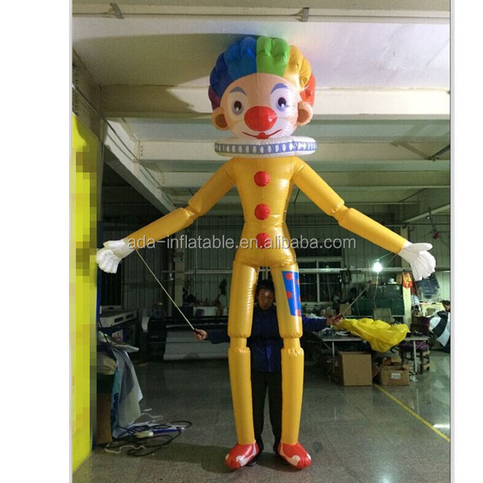 Carnival parade event decoration inflatable walking mascot costume clown ST1031