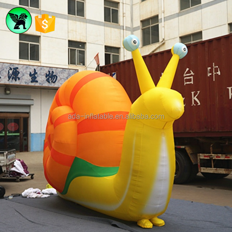 Giant Inflatable Snail Customized Kids Event Snail Costume Inflatable For Advertising A7300