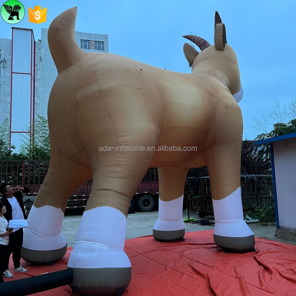 Festival Event Decoration Inflatable Animal Customized Giant Animal Inflatable Goat For Holiday Advertising A10148