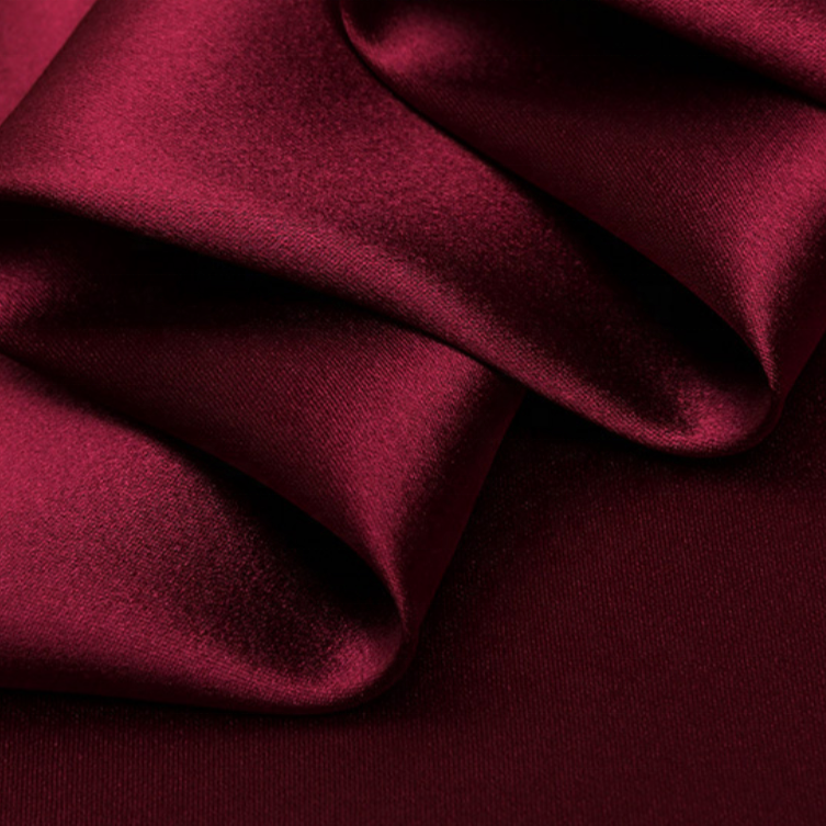 in stock 100% Silk stretch double georgette fabric 19MM 140cm solid color for dress garments