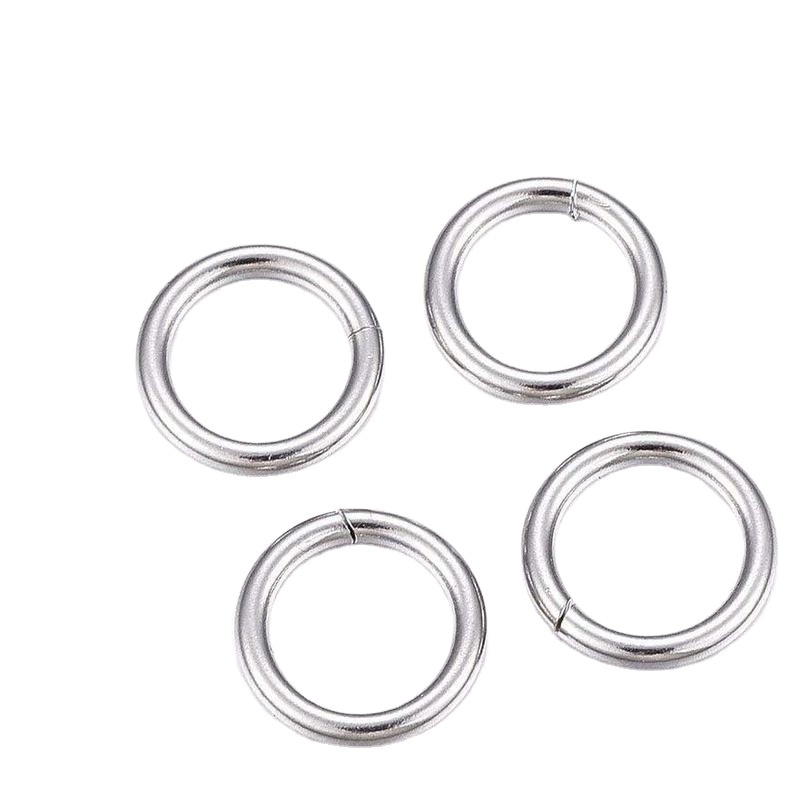 Stainless Steel Jump Rings Round Split Rings Wire Close Unsoldered Ring for Jewelry Making