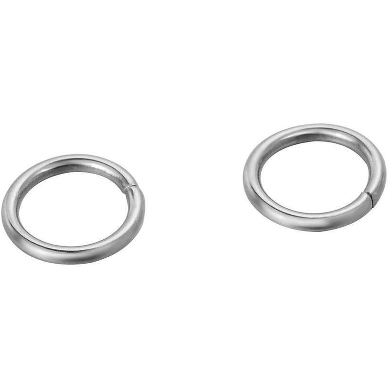 Stainless Steel Jump Rings Round Split Rings Wire Close Unsoldered Ring for Jewelry Making