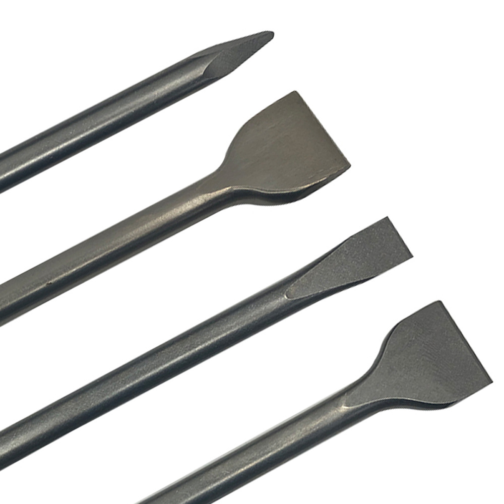 Sds Plus Max Point And Flat Chisel For Concrete And Stone,High Quality Sds Max Chisel,40cr Material Point Chisel