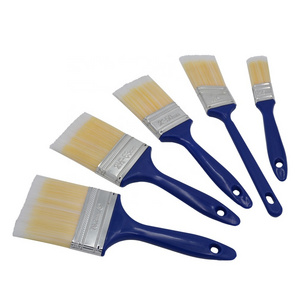 Plastic handle chip  brush with synthetic filament  of flat paint brush set