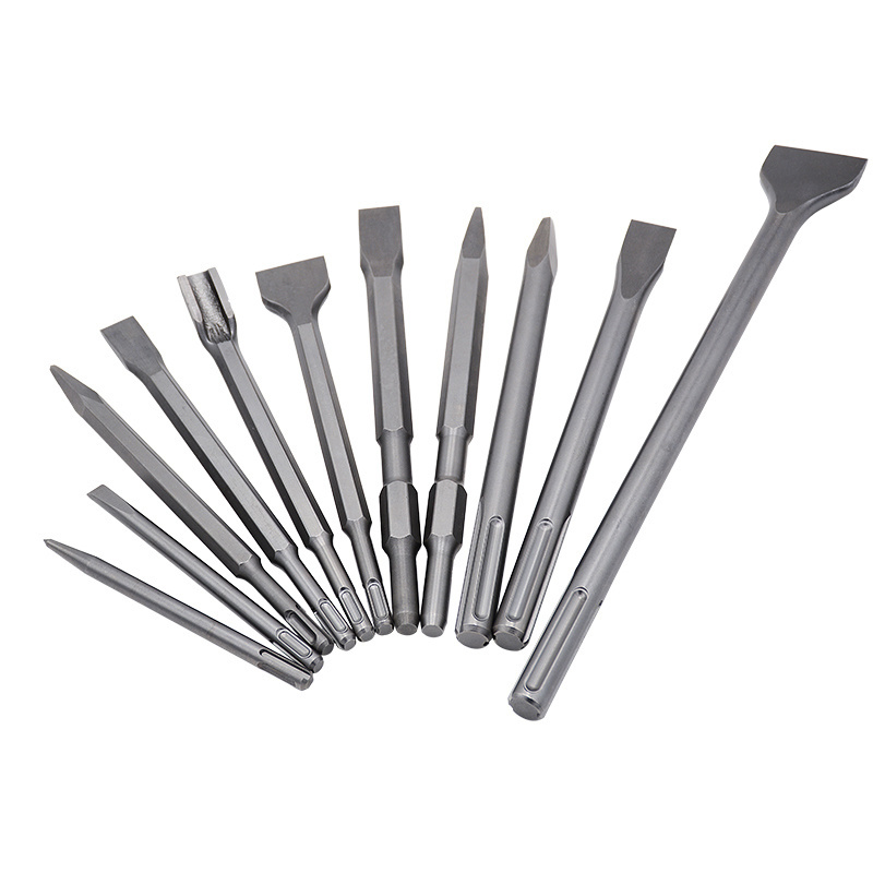 Sds Plus Max Point And Flat Chisel For Concrete And Stone,High Quality Sds Max Chisel,40cr Material Point Chisel