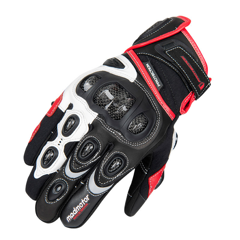 Rider Bike New Design Riding Leather Gloves Motorcycle Breathable Motorbike Sports Winter Gloves