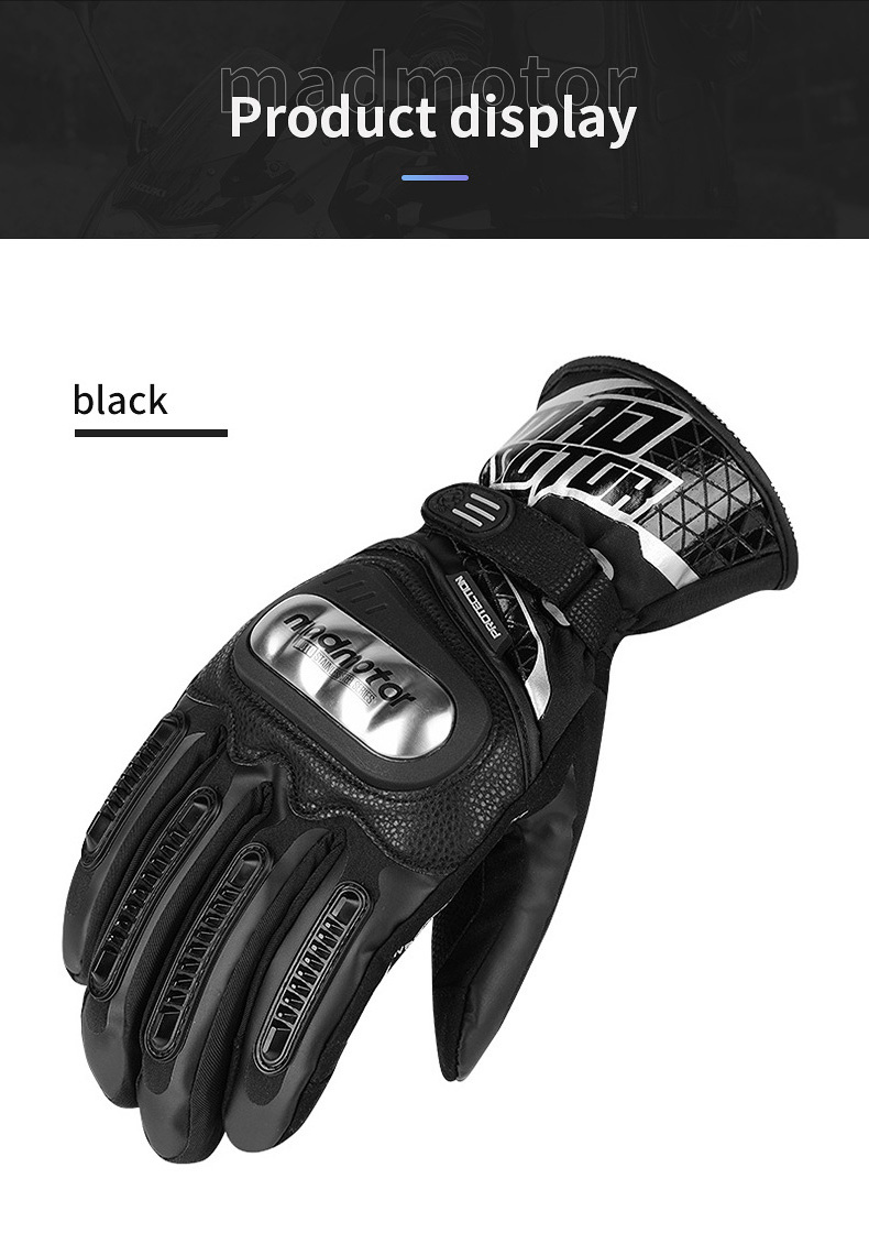 Racing 2023 Best Real Leather Motorcycle Gloves Men Women Racing Winter Gloves New Gloves