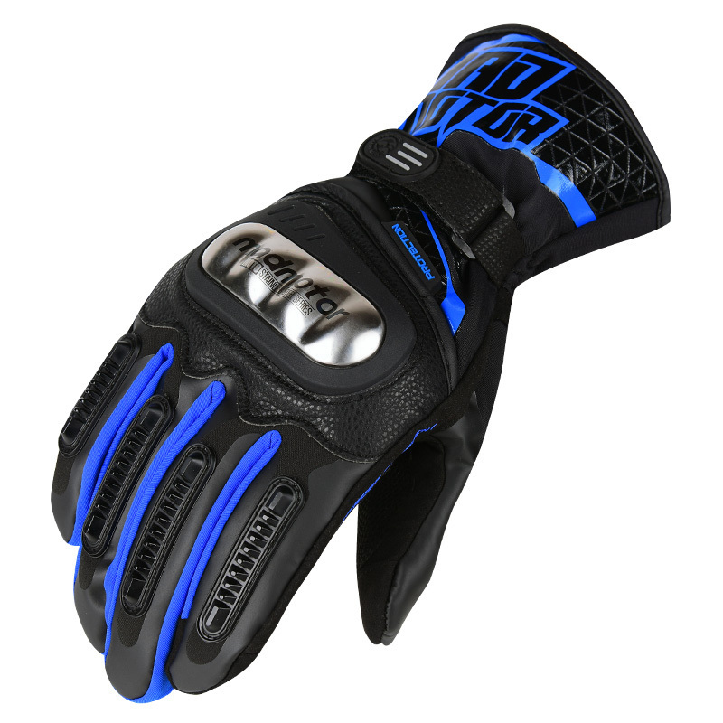 Racing 2023 Best Real Leather Motorcycle Gloves Men Women Racing Winter Gloves New Gloves