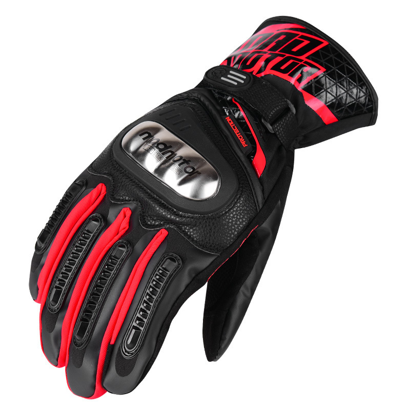 Racing 2023 Best Real Leather Motorcycle Gloves Men Women Racing Winter Gloves New Gloves