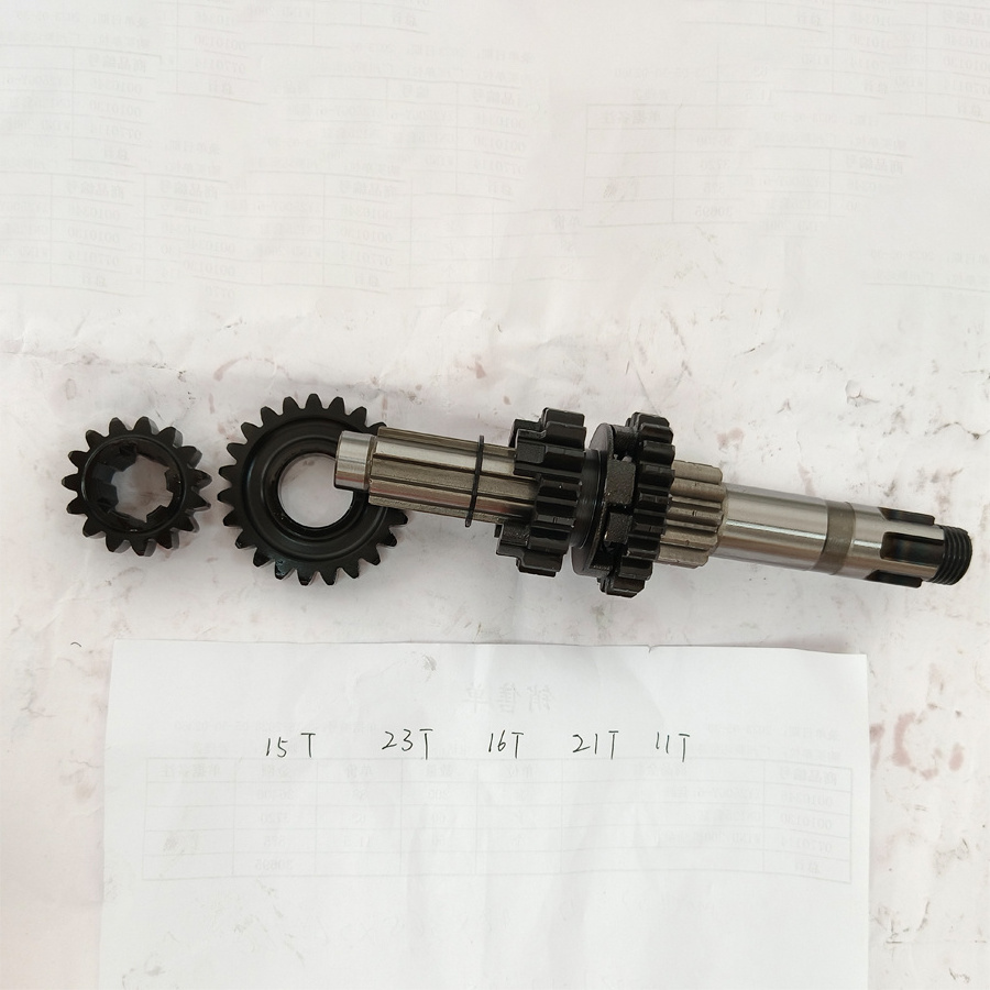 gear box Motorcycle transmission engines parts main and counter shaft for QM200GY