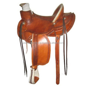 western Saddle New design Close Contact Leather Wade Horse Saddle & Tack Size- 12-18" Inch wholesale western saddles wholesaler