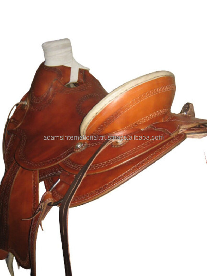 western Saddle New design Close Contact Leather Wade Horse Saddle & Tack Size- 12-18