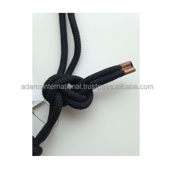 Premium quality rope halter equestrian horse riding products in black color Adams International wholesaler manufacturer