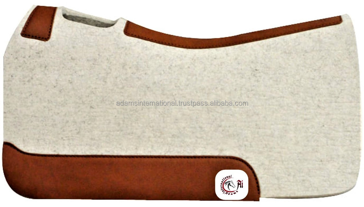 Good Quality felt saddle pad western felt pad horse riding saddle | wool felt western horse saddle pad for horse wholesale