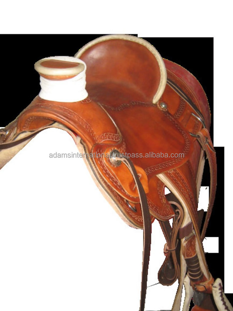 western Saddle New design Close Contact Leather Wade Horse Saddle & Tack Size- 12-18