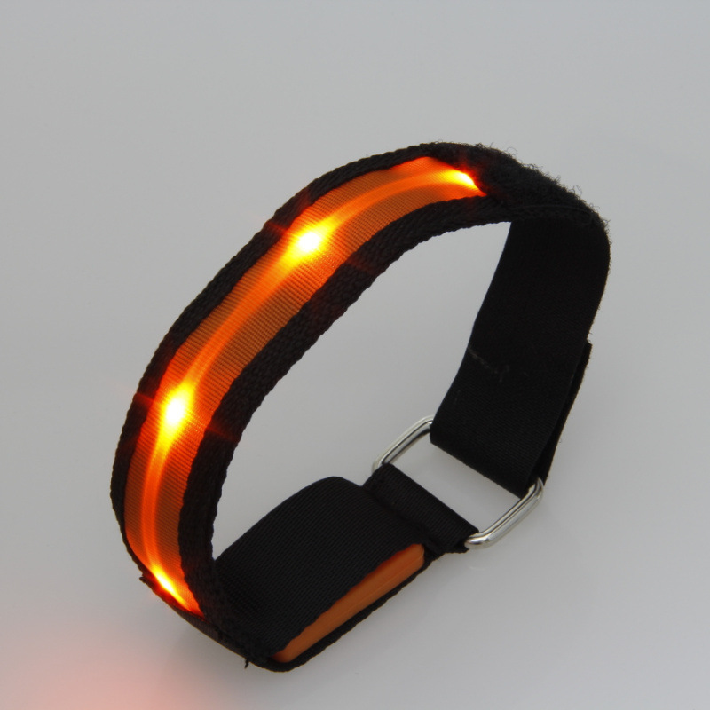 Light up bracelet glow sports led safety arm band for running