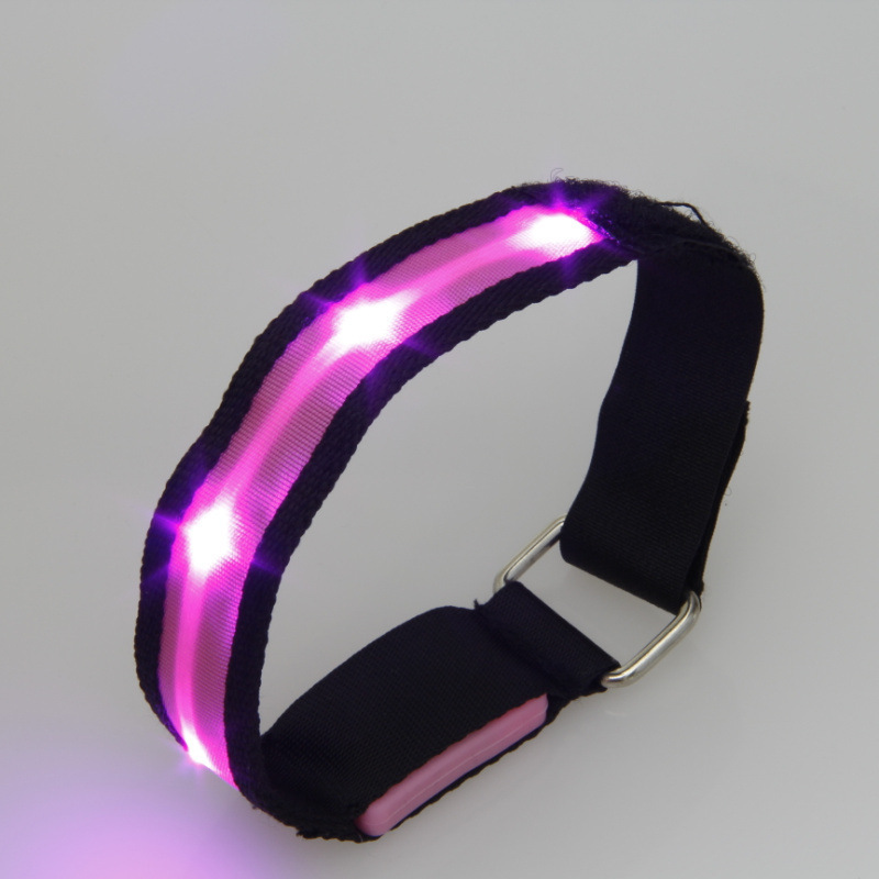 Light up bracelet glow sports led safety arm band for running