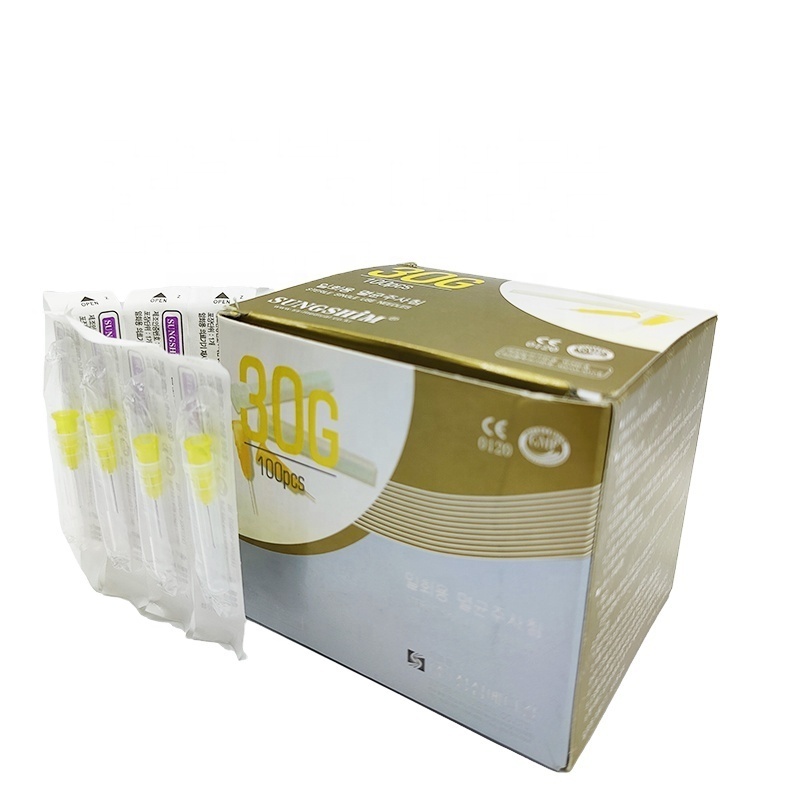 Disposable Medical Products 30g Needlee Sterile Luer Slip Blister Package CE ISO