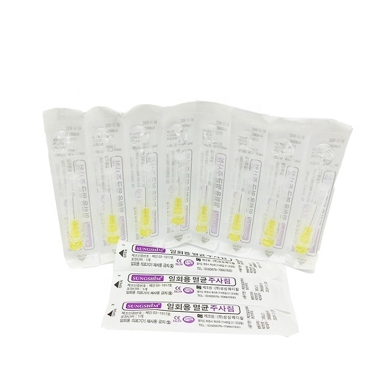 Disposable Medical Products 30g Needlee Sterile Luer Slip Blister Package CE ISO