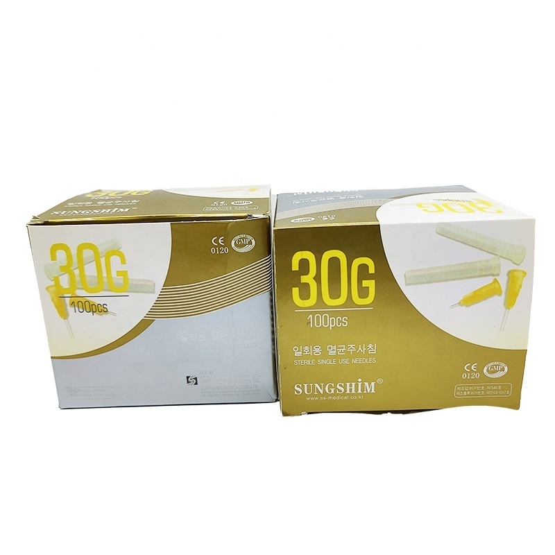 Disposable Medical Products 30g Needlee Sterile Luer Slip Blister Package CE ISO