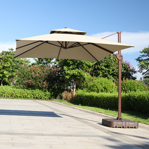 Garden umbrellas Large Cantilever square umbrella Parasol 2.5m cheap Patio sun Parasol Umbrella & bases