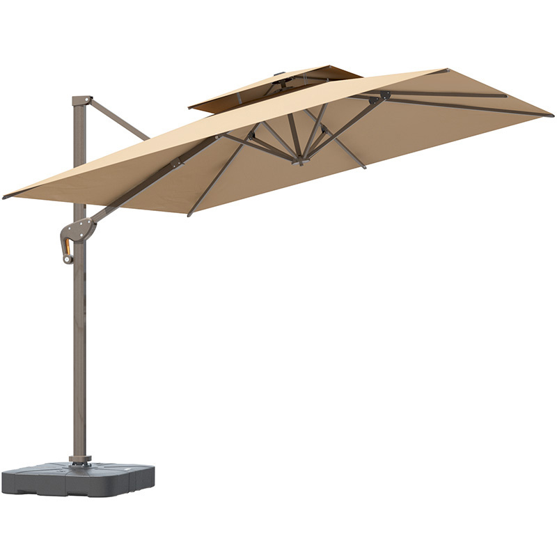 High quality 3m large garden outdoor umbrella heavy duty aluminium cantilever sun patio umbrella 360 degree parasol