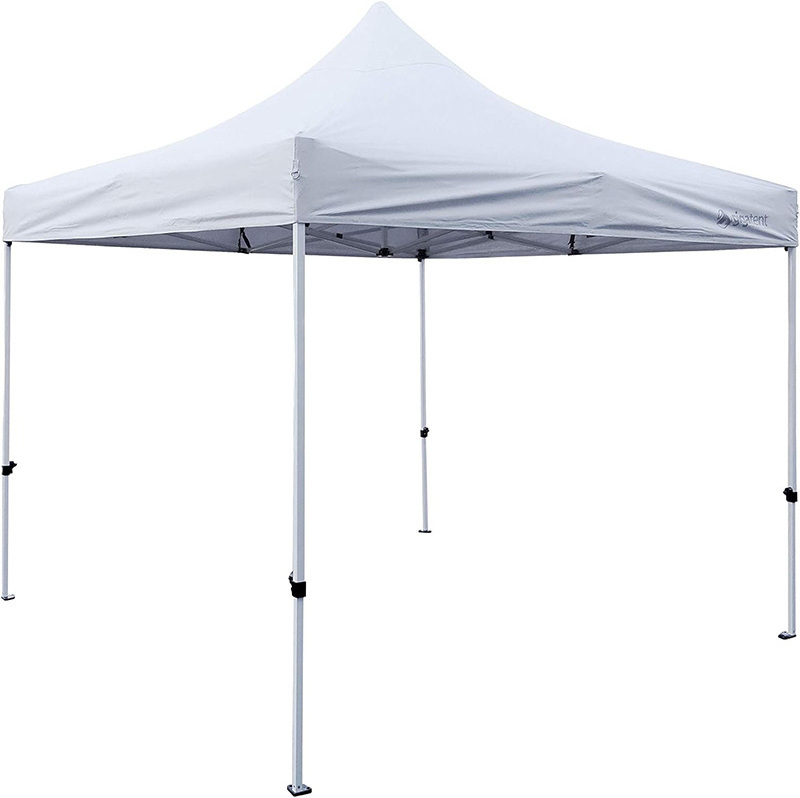 10x10 Pop up Canopy Tent with Church Window Sidewalls Perfect for Trade Shows and Outdoor Events