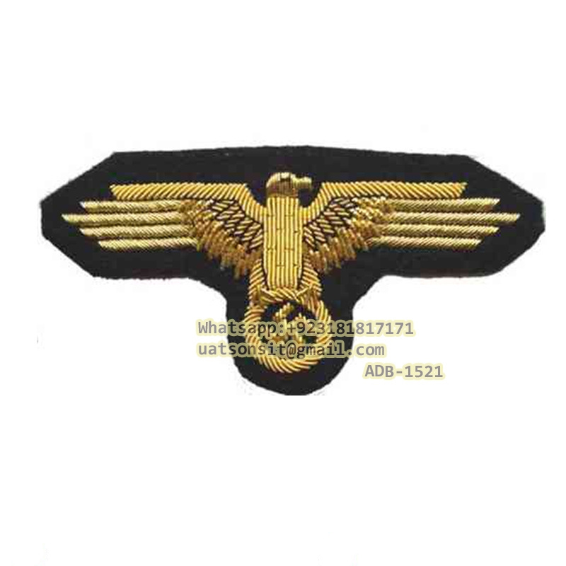 WW2 GERMAN Uniforms Panzer officers breast eagle patch insignia By ADB EXPORT The Manufacturer/Reproduction/Repro