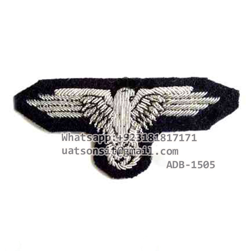 WW2 GERMAN Uniforms Panzer officers breast eagle patch insignia By ADB EXPORT The Manufacturer/Reproduction/Repro