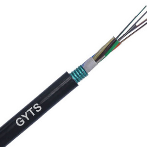 Factory 24 core GYTS Outdoor g657a2 direct buried armored Fiber Optic Cable