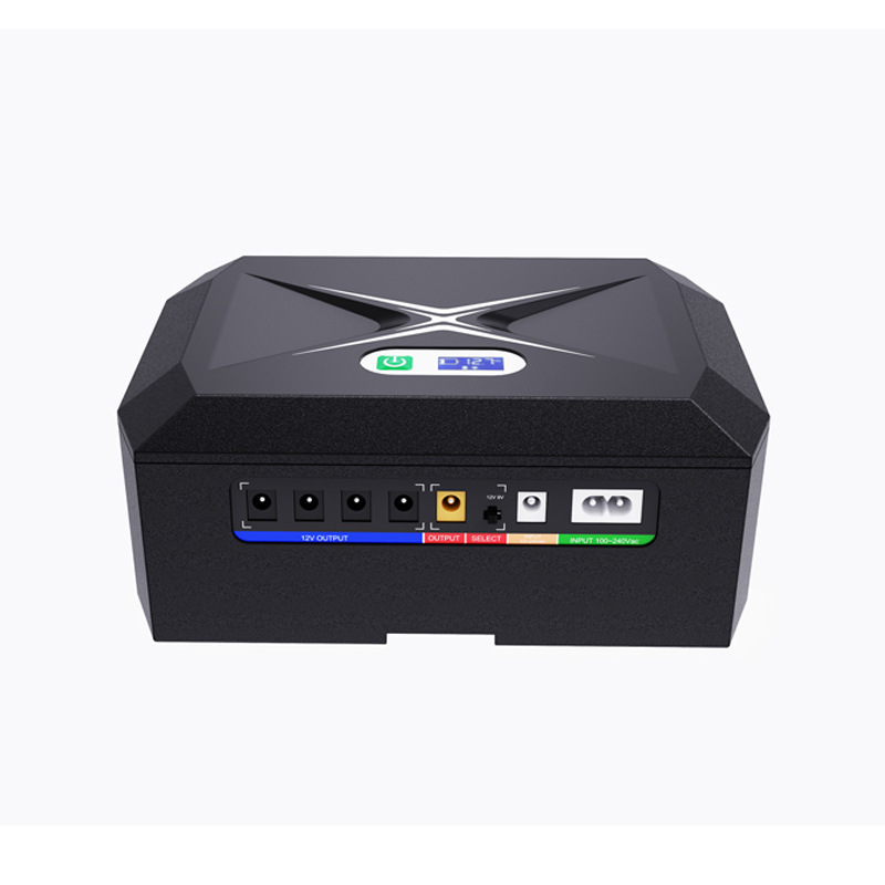 Mini UPS for wifi routher with DC 5V 12V UPS DC15V 24V 48V optional 60W 100W 120W 48000mah with POE Uninterruptible power supply