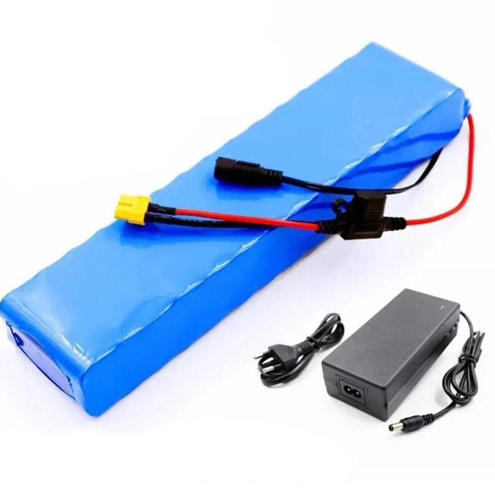 36V battery 10S4P 100Ah battery pack 1000W high power 42V 100000mAh Ebike electric bike battery with  BMS+42V2A Charger