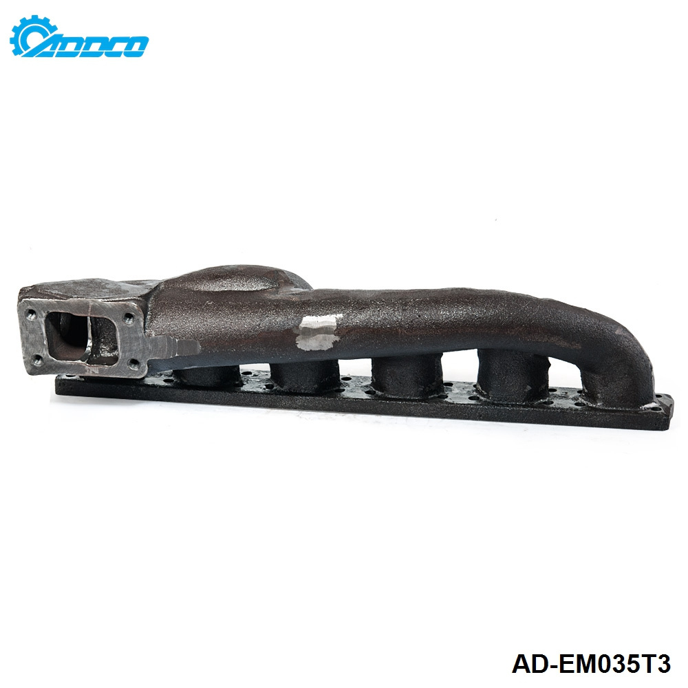 ADDCO - Turbo Exhaust Manifold compatible for BMW 1991-1999 E36 2000-2006 E46 I6 T3 T4 M50 M52 M54 left-hand drive AD-EM035T3