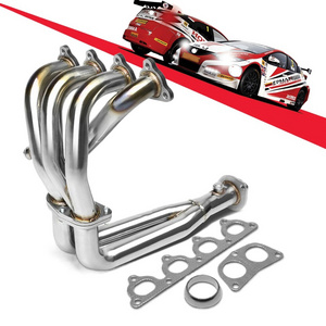 ADDCO STAINLESS STEEL PIPING HEADER MANIFOLD EXHAUST FOR HONDA 88-00 CIVIC EG EF EK EM EPMFH1801